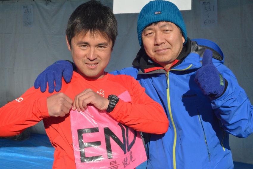 ガイド仲間のテツさんとカヨ