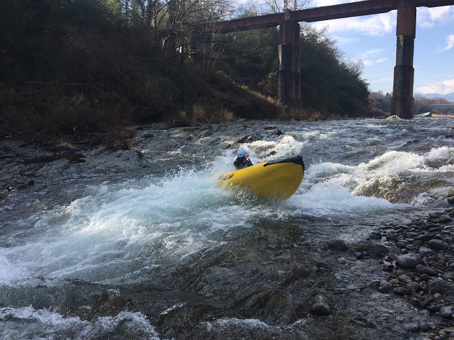 捨て身の瀬でのダッキー