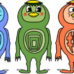 かっぱ３兄弟のイラスト