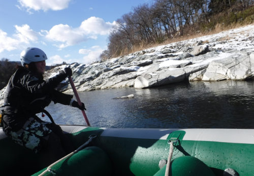 最強寒波？じゃあラフティングしなきゃね☆の巻