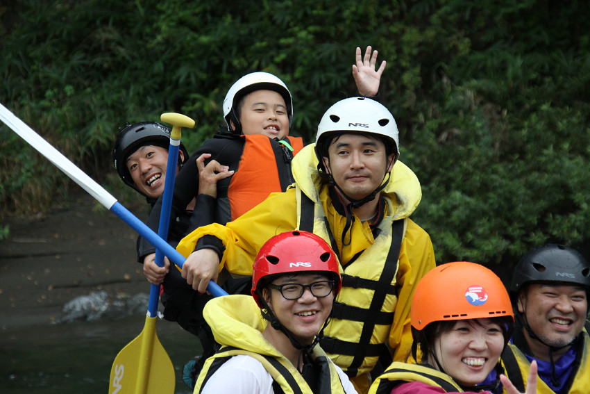 8月30日 金 フォトギャラリー アムスハウス フレンズ 長瀞ラフティング パックラフト
