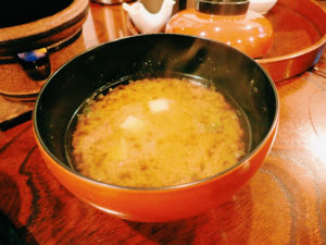 フキノトウのお味噌汁